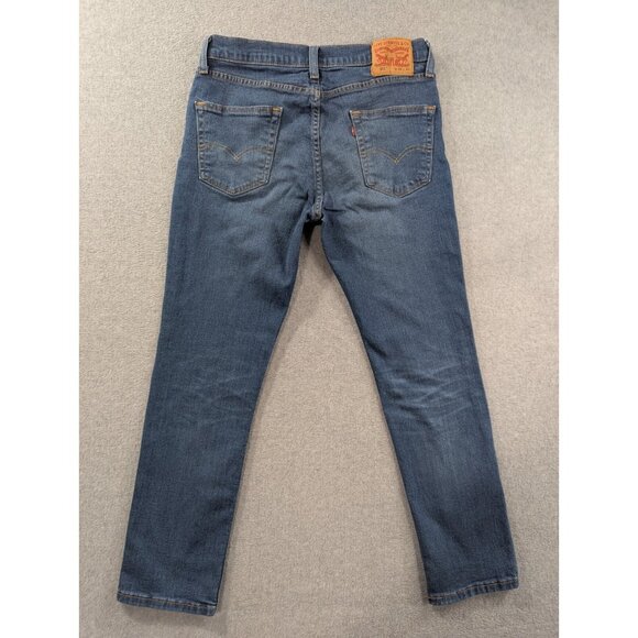 Levis 511 Jeans Mens Size 33x30 Blue Classic Straight Faded Whiskers Comfort Y2K - Picture 7 of 12